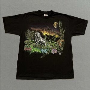 Vintage 1993 Tiger Gardner Stand Out Designs T-Shirt. Size XL.